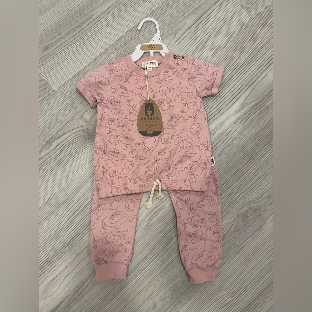 NWT - Rabbit + Bear 2 piece outfit 18 months